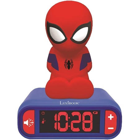 SPIDERMAN DESPERTADOR DIGITAL CON LUZ