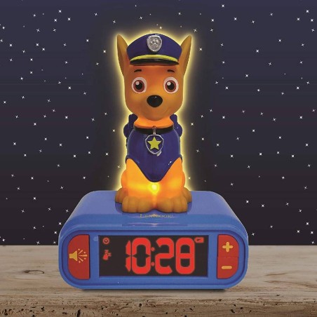 PAW PATROL DESPERTADOR DIGITAL CON LUZ