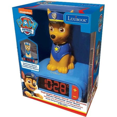 PAW PATROL DESPERTADOR DIGITAL CON LUZ