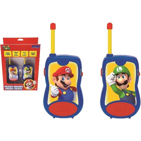 WALKIE TALKIES SUPER MARIO, RANGO 120 M