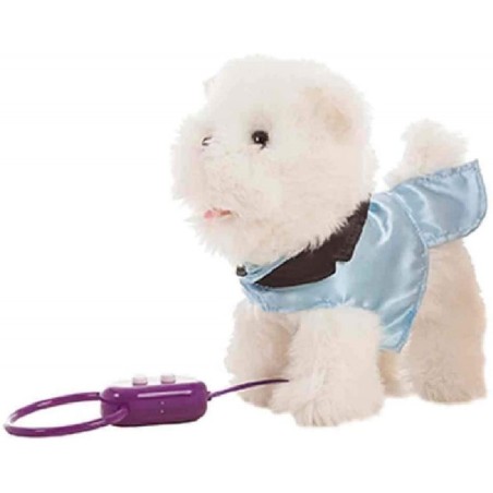 PERRITA MIMI TRAJE AZUL MOVIMIENTO Y SON