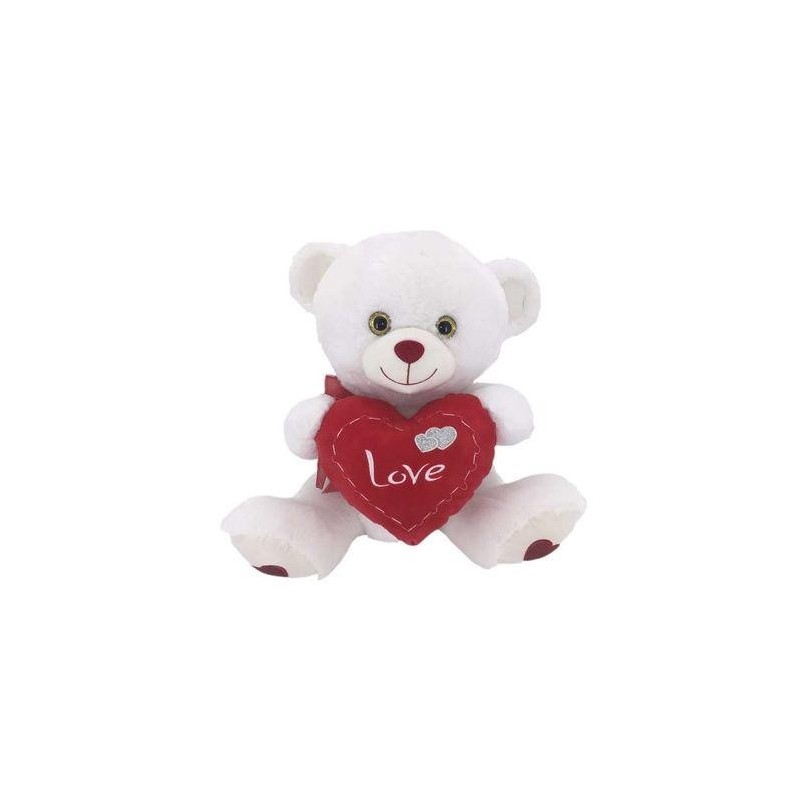 PELUCHE DE OSO CORAZON 50 CM BETI