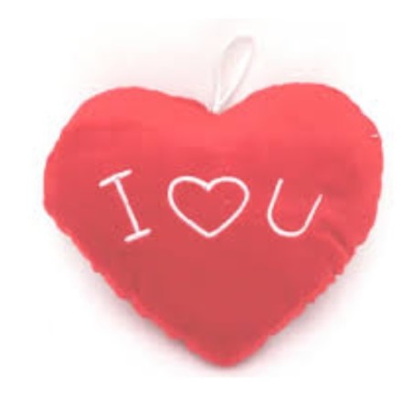 PELUCHE CORAZON  25 CM (SURTIDO)