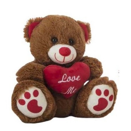 PELUCHE OSO AMOUR CORAZON 38CM