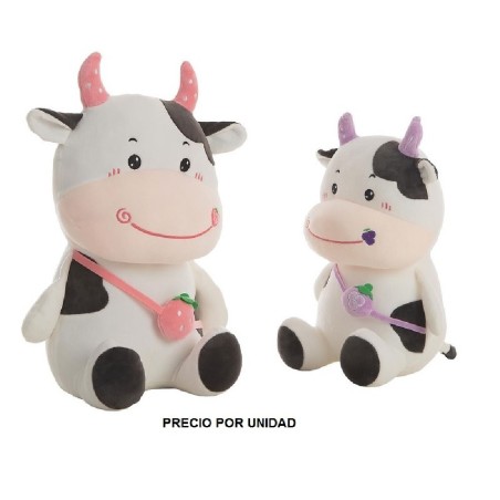 Peluche Vaquita fresita surtidas 40 cm 
