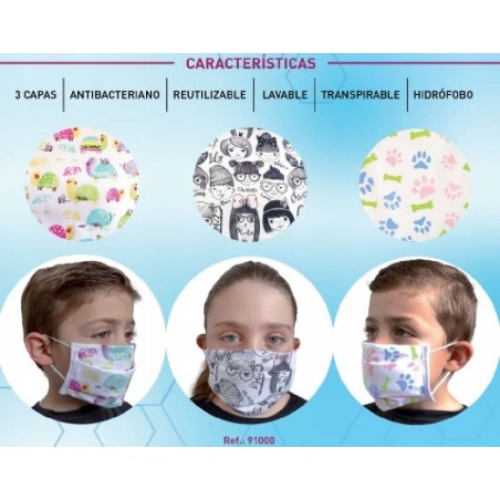 MASCARILLA HIGIENICA PROTECTORA INFANTIL