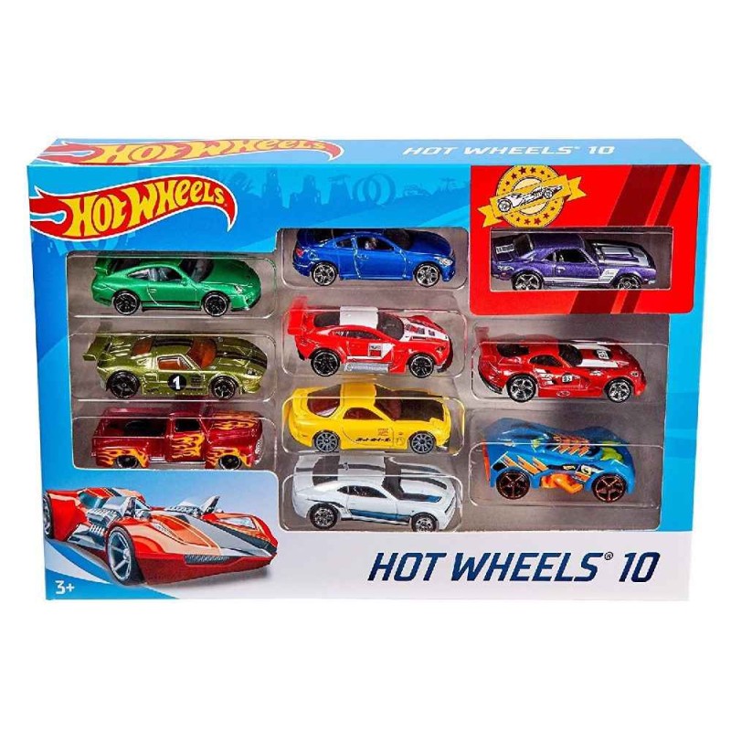 Hot Wheels Surtido Pack 10 Coches Básico