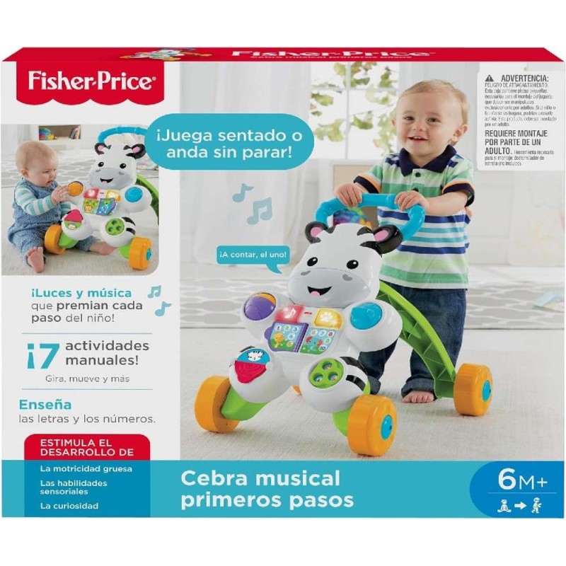Fisher-Price Ríe Y Aprende Andador Cebra