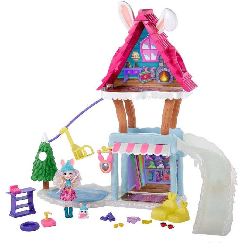 ENCHANTIMALS - CHALET EN LA NIEVE