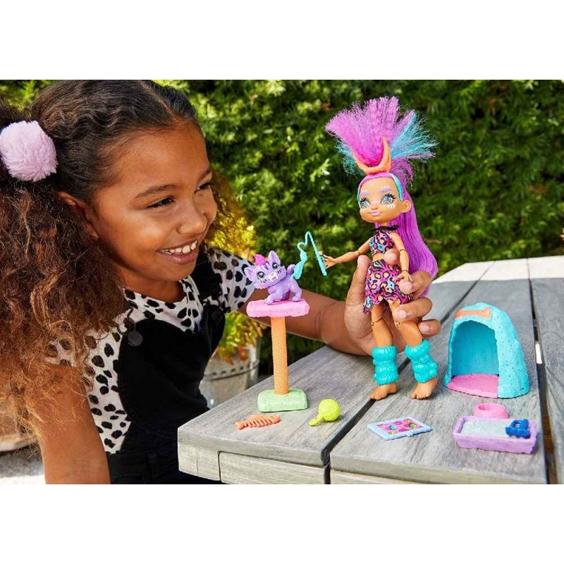 CAVE DOLL - PLAYSET MUÑECA ROARALAI CAT 