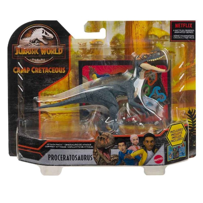 JURASSIC WORLD ATTACK PACK FIGURE PROCER