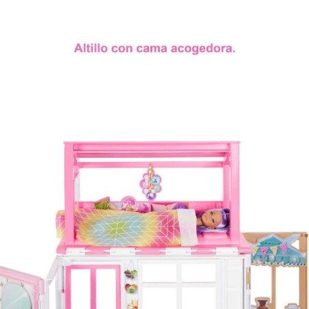 BARBIE CASA DE MUÑECAS DOS PISOS