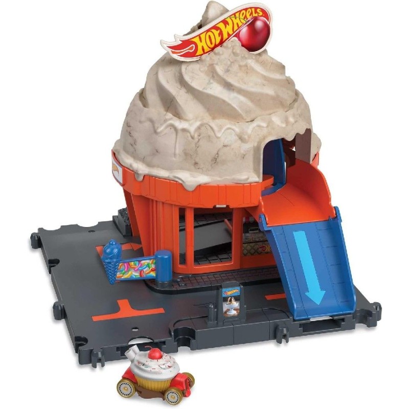 HOT WHEELS CITY TIENDA DE HELADOS PISTA 