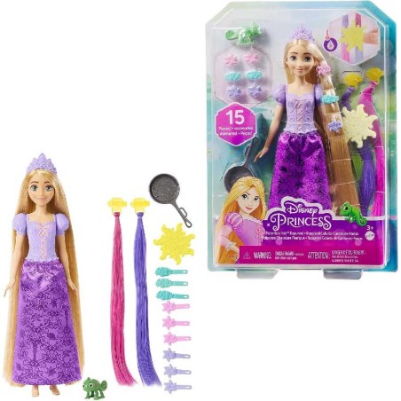 DISNEY PRINCESS RAPUNZEL PEINADOS MAGICO