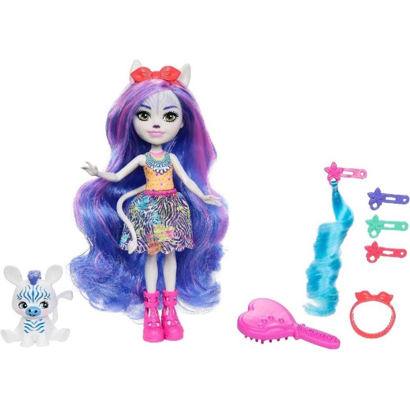 ENCHANTIMALS GLAM PARTY ZEMIRAH ZEBRA Y 