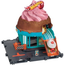 HOT WHEELS CITY PISTA LET`S RACE HELADER