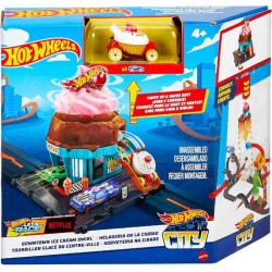 HOT WHEELS CITY PISTA LET`S RACE HELADER 2