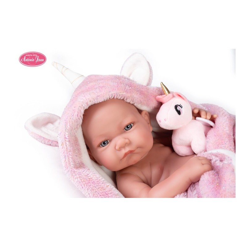MUÑECA RECIÉN NACIDA NICA UNICORNIO