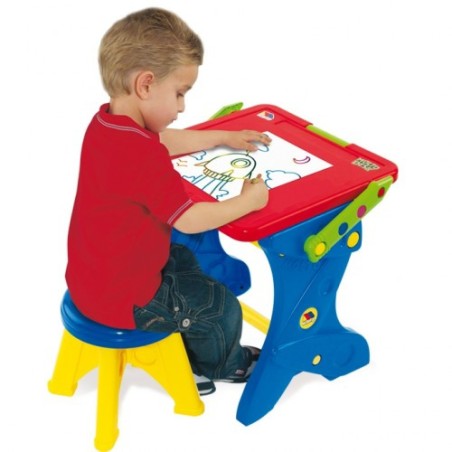 PUPITRE INFANTIL CON PIZARRA 2 EN 1  CON