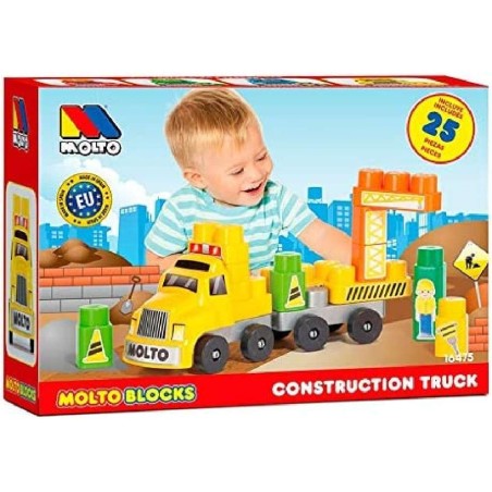 CAMION DE JUEGO DE BLOQUES 25PCS (COLORE