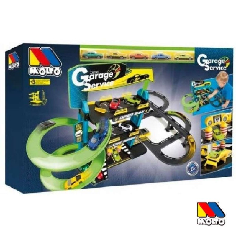 PARKING 3 PLANTAS + PISTAS + 5 COCHES