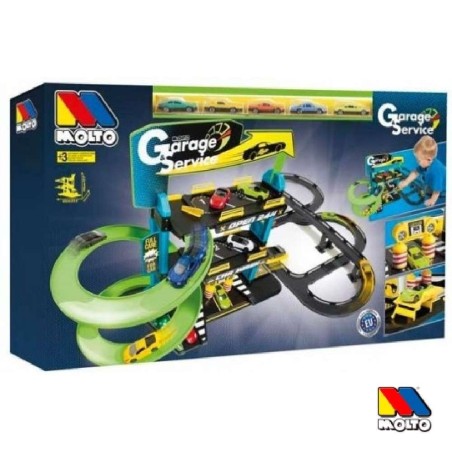 PARKING 3 PLANTAS + PISTAS + 5 COCHES