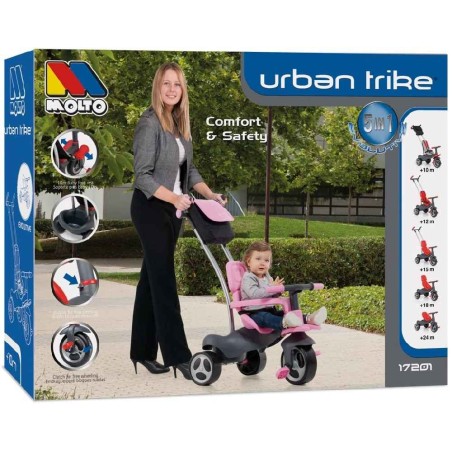 Triciclo Rosa Urban Trike Soft Control