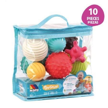 Bolsa bolas sensoriales 10 pcs Molto