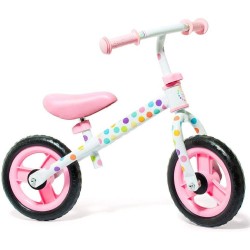 BICICLETA SIN PEDALES ROSA MOLTO