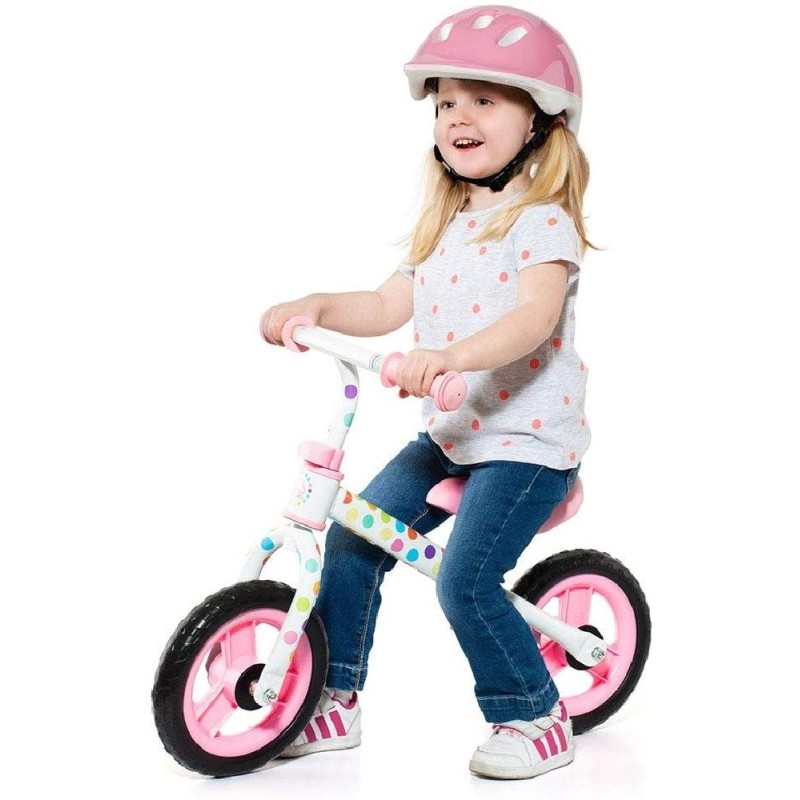 BICICLETA SIN PEDALES ROSA MOLTO