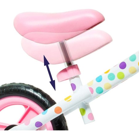 BICICLETA SIN PEDALES ROSA MOLTO