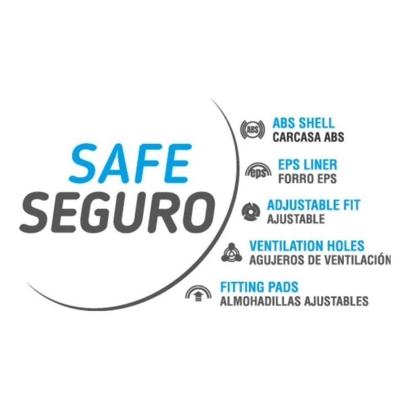 CASCO INFANTIL PARA NIÑOS AZUL CIRCLE MO