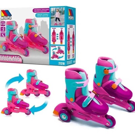 Patines en línea 31-34 Evolutivos Molto