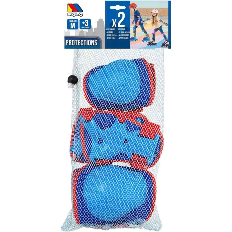 Set de Protecciones Azul - Rodilleras