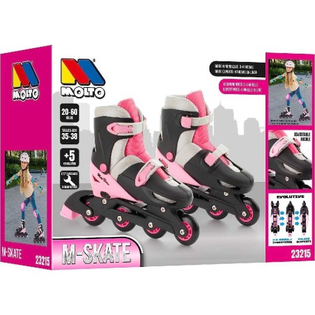 Patines en línea 35-38 Evolutivos Molto