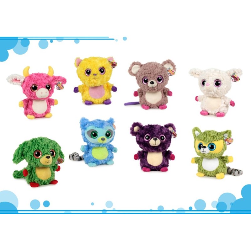 PELUCHE GLITTER ANIMALS 13CM