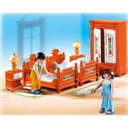 HABITACION PADRES CASA MUÑECAS PLAYMOBIL