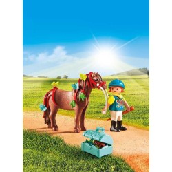 JINETE CON PONI MARIPOSA PLAYMOBIL 6971