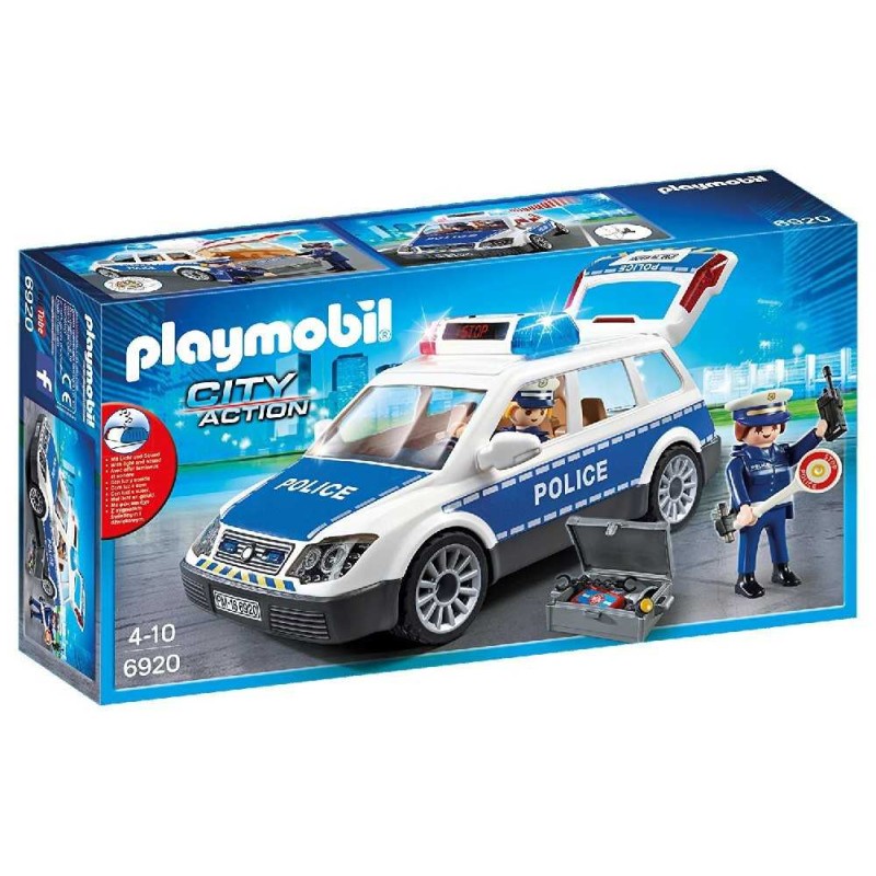 COCHE POLICIA CON LUCES Y SONIDO PLAYMOB
