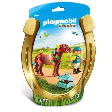 JINETE CON PONI MARIPOSA PLAYMOBIL 6971