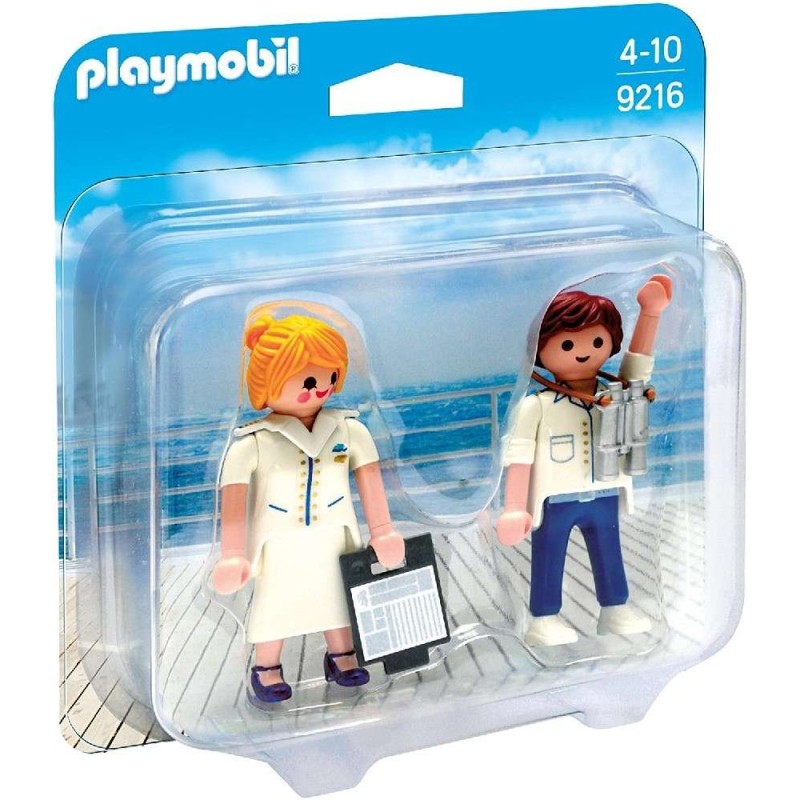 DUO PACK AZAFATA Y PILOTO  PLAYMOBIL 921