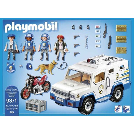 VEHICULO BLINDADO PLAYMOBIL 9371