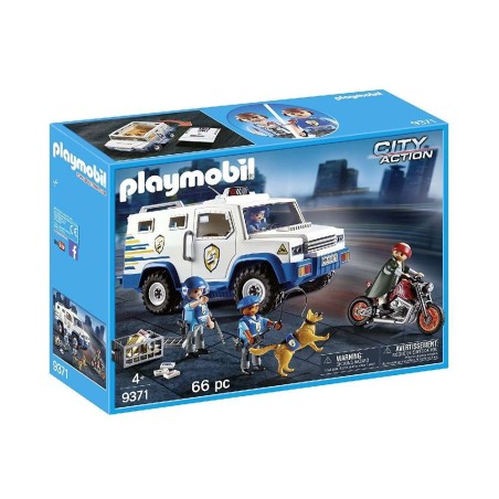 VEHICULO BLINDADO PLAYMOBIL 9371