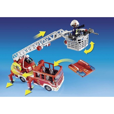 CAMION DE BOMBEROS CON ESCALERA PLAYMOBI