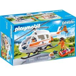 HELICOPTERO DE RESCATE 70048 PLAYMOBIL