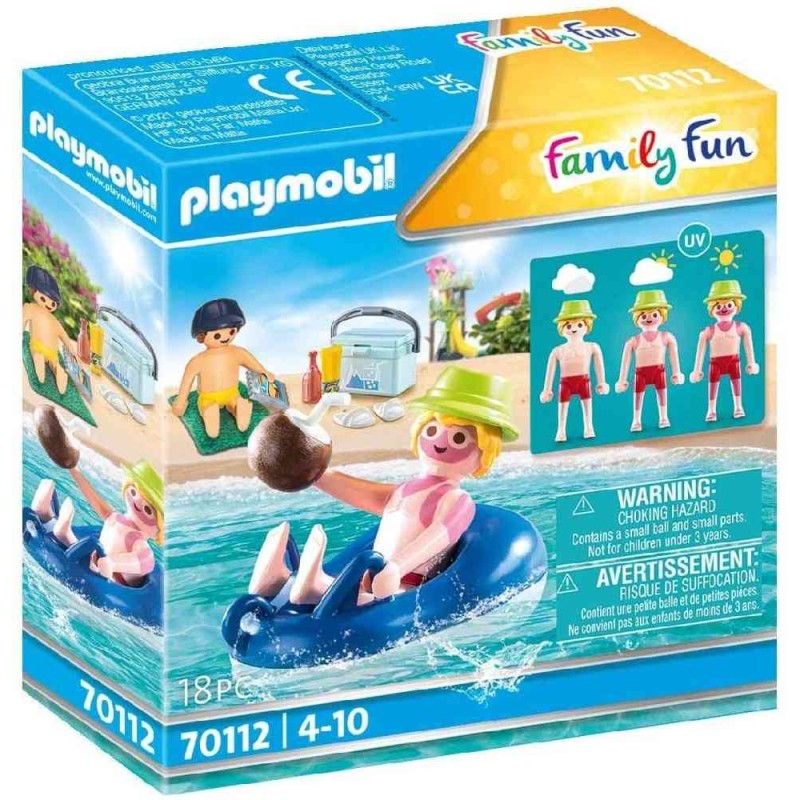 PLAYMOBIL NADADOR CON FLOTADOR 70112