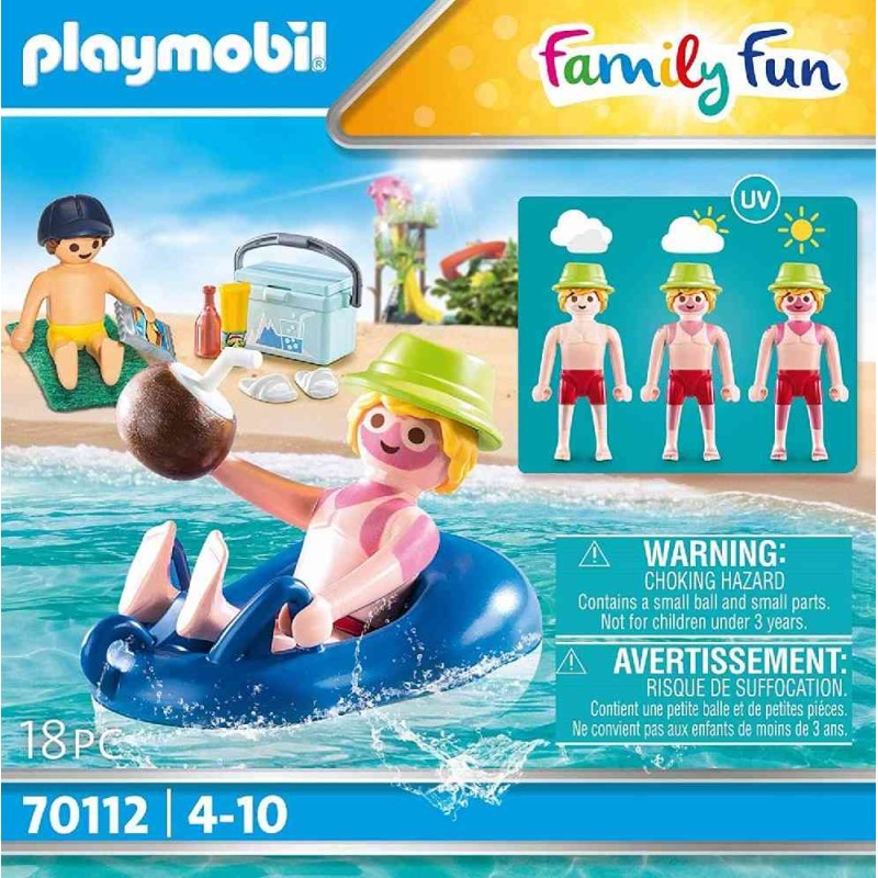 PLAYMOBIL NADADOR CON FLOTADOR 70112