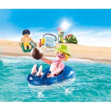 PLAYMOBIL NADADOR CON FLOTADOR 70112