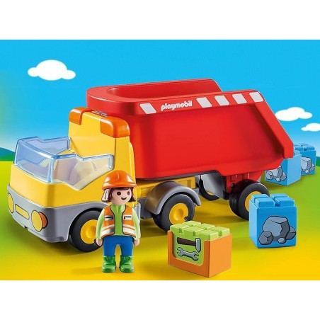PLAYMOBIL 1.2.3 CAMI0N DE CONSTRUCCION 7