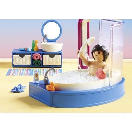 PLAYMOBIL DOLL HOUSE BAÑO 70211